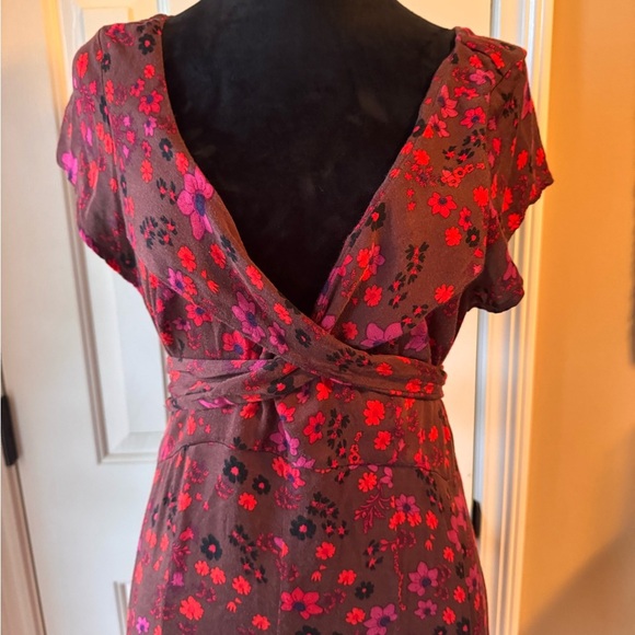 Free People-It Takes Two Floral Wrap Backless Dress - Picture 3 of 11